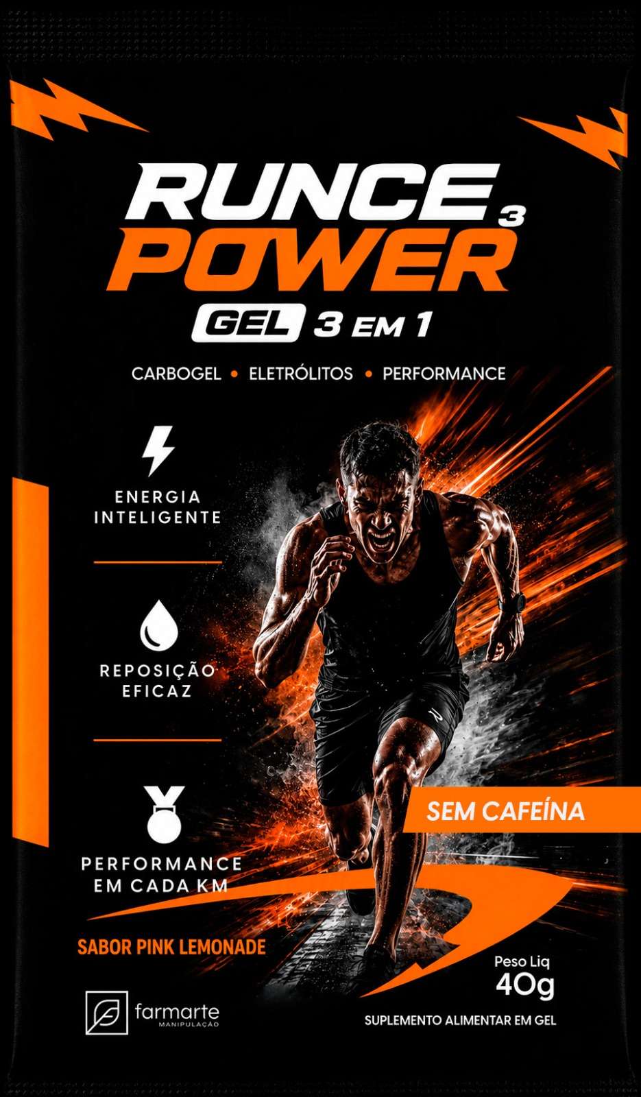 Thumbail produto RUNCE POWER³ Gel 3 em 1